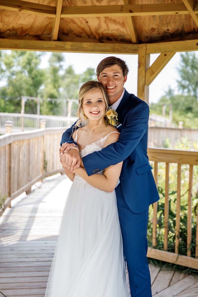 Beth Lees on her wedding day